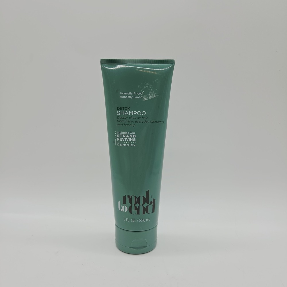NEW Root to End Detox Shampoo 8 fl oz Strand Reviving Complex Cruelty Free